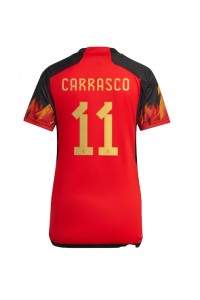 België Yannick Carrasco #11 Voetbaltruitje Thuis tenue Dames WK 2022 Korte Mouw